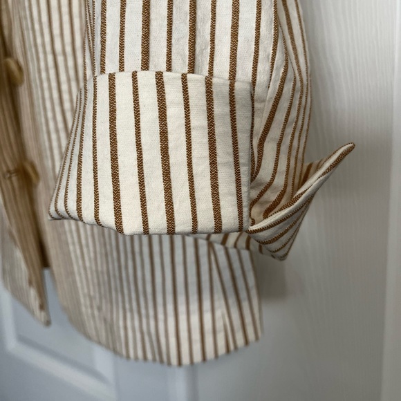 Lafayette 148 New York Striped Two Button Blazer - Picture 8 of 8